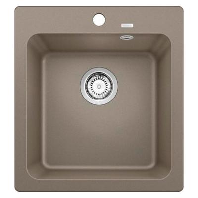 Кухонная мойка Blanco NAYA 45 Silgranit серый беж стоп-вентиль 526576