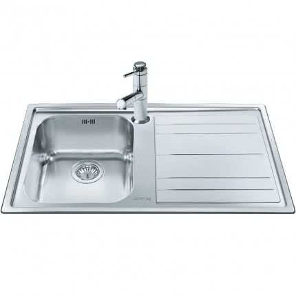 Мойка для кухни Smeg LE861D-2 матовая (крыло справа)