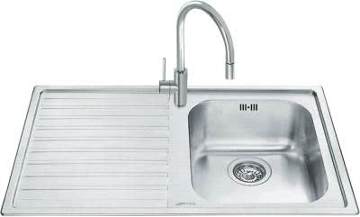 Мойка Smeg LM861S-2 из нержавеющей стали, микродекор